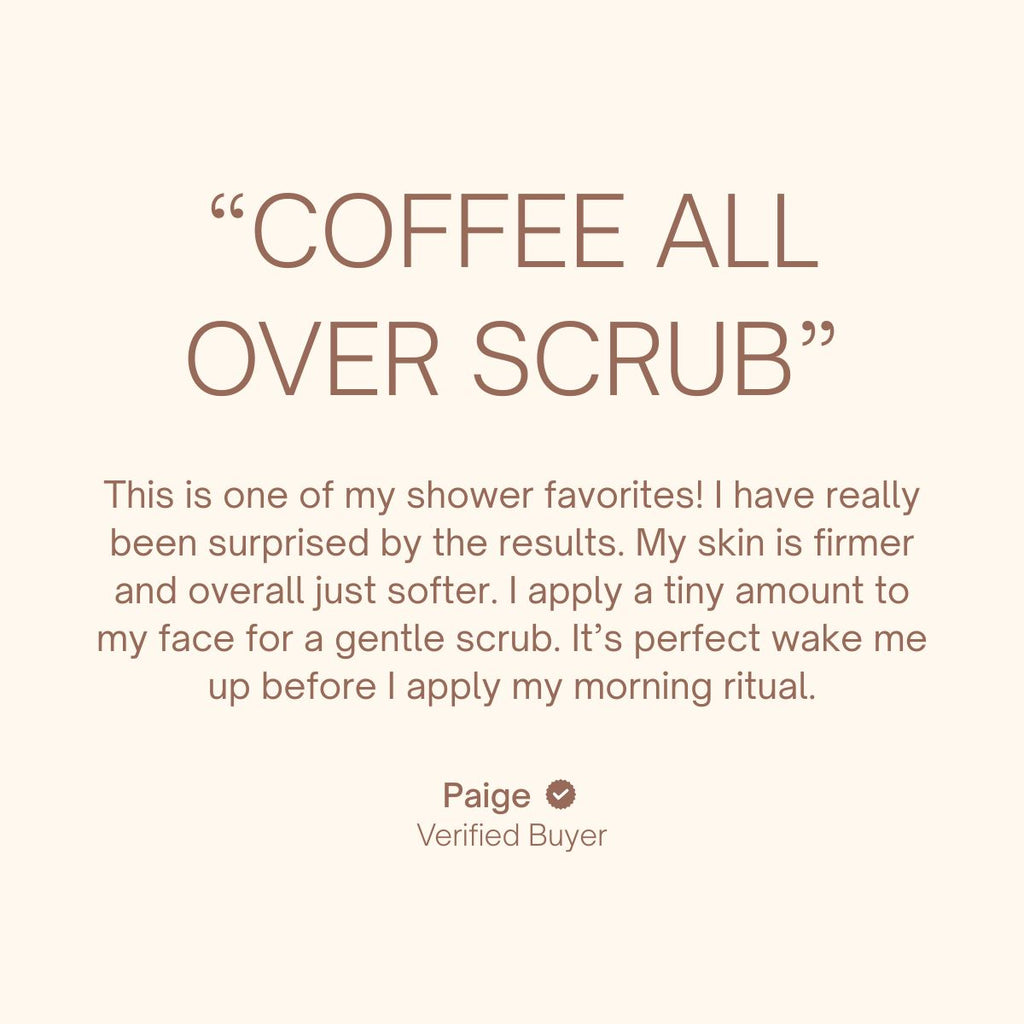 Invigorating Coffee Body Scrub review - Awear
