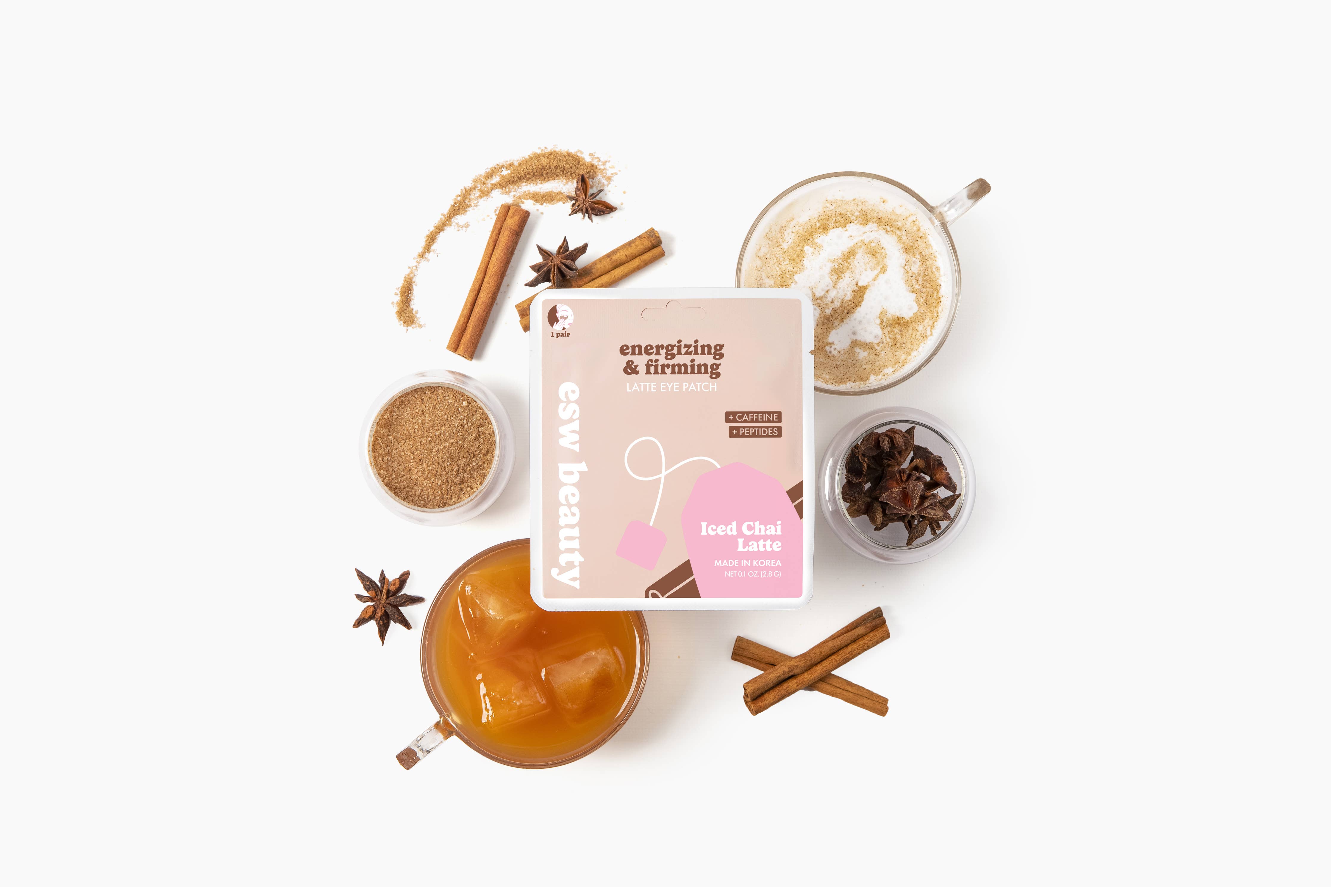 Iced Chai Latte Energizing & Firming Eye Patches - Awear