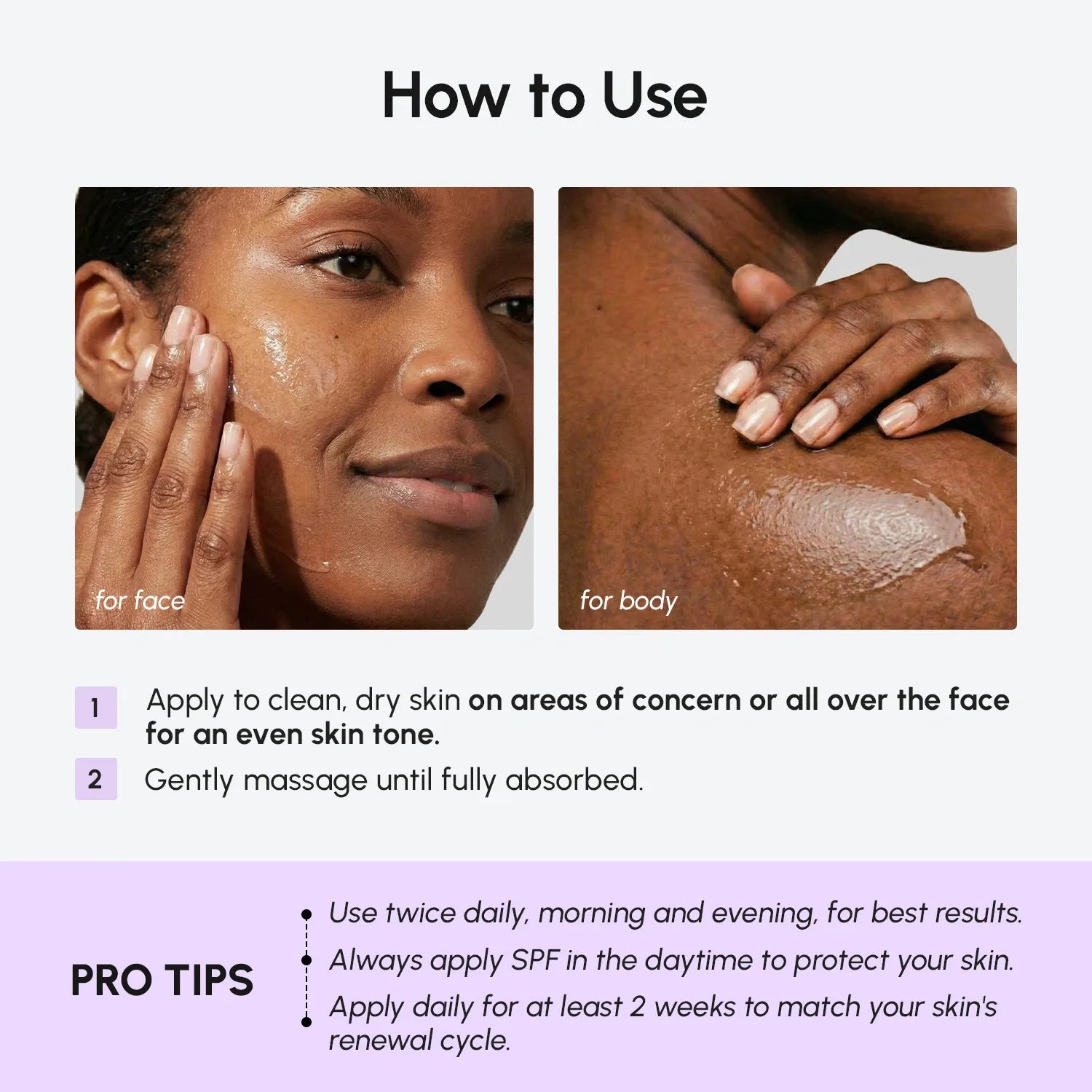 Face & Body Serum for Dark Spots - Awear