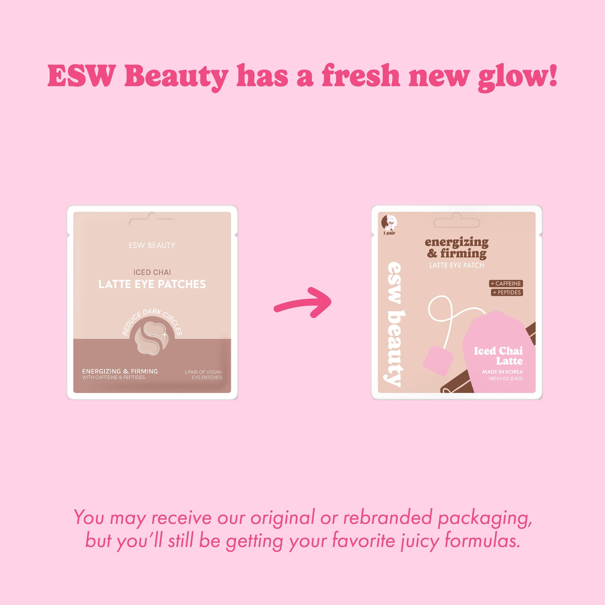 Iced Chai Latte Energizing & Firming Eye Patches - Awear