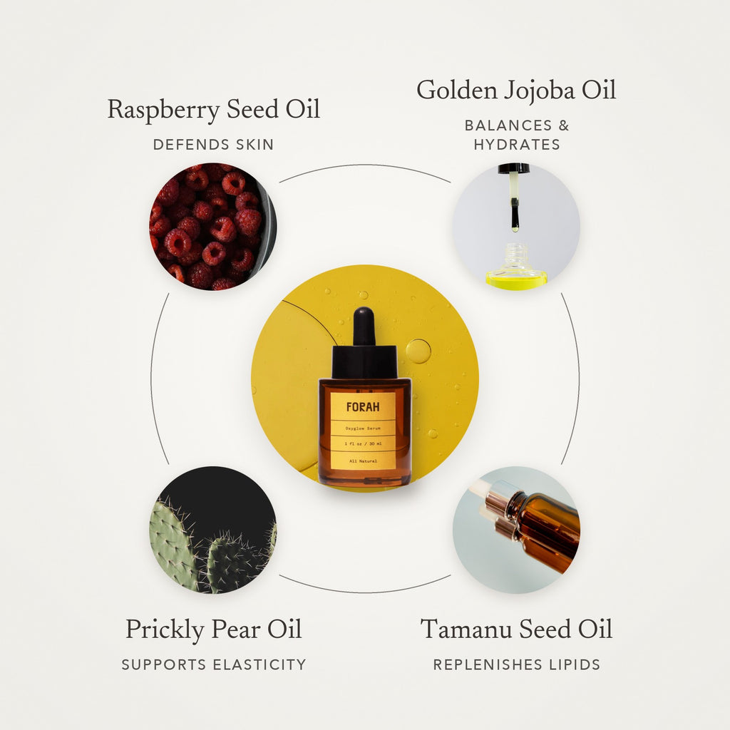 Dayglow Oil Serum key ingredients - Awear