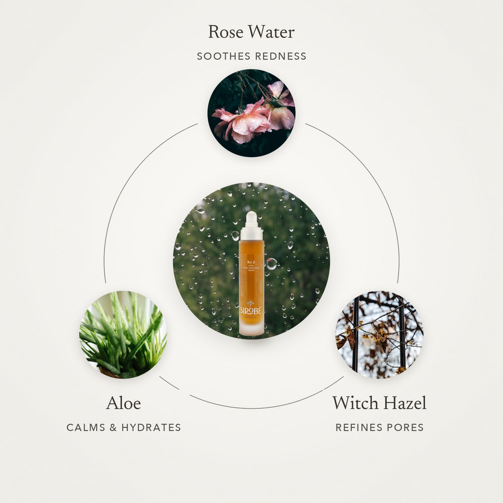 Ro-Z Rose Pore Minimizing Toner key ingredients - Awear