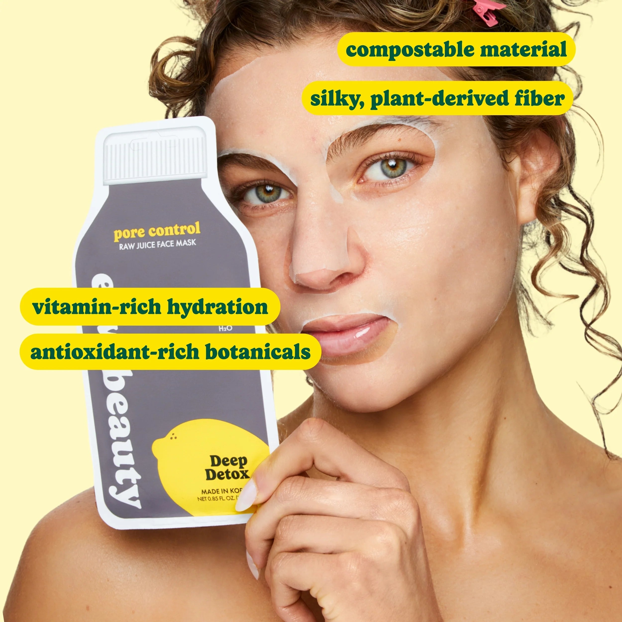 Vitamin C Glow Antioxidant Rich Sheet Mask Set - Awear