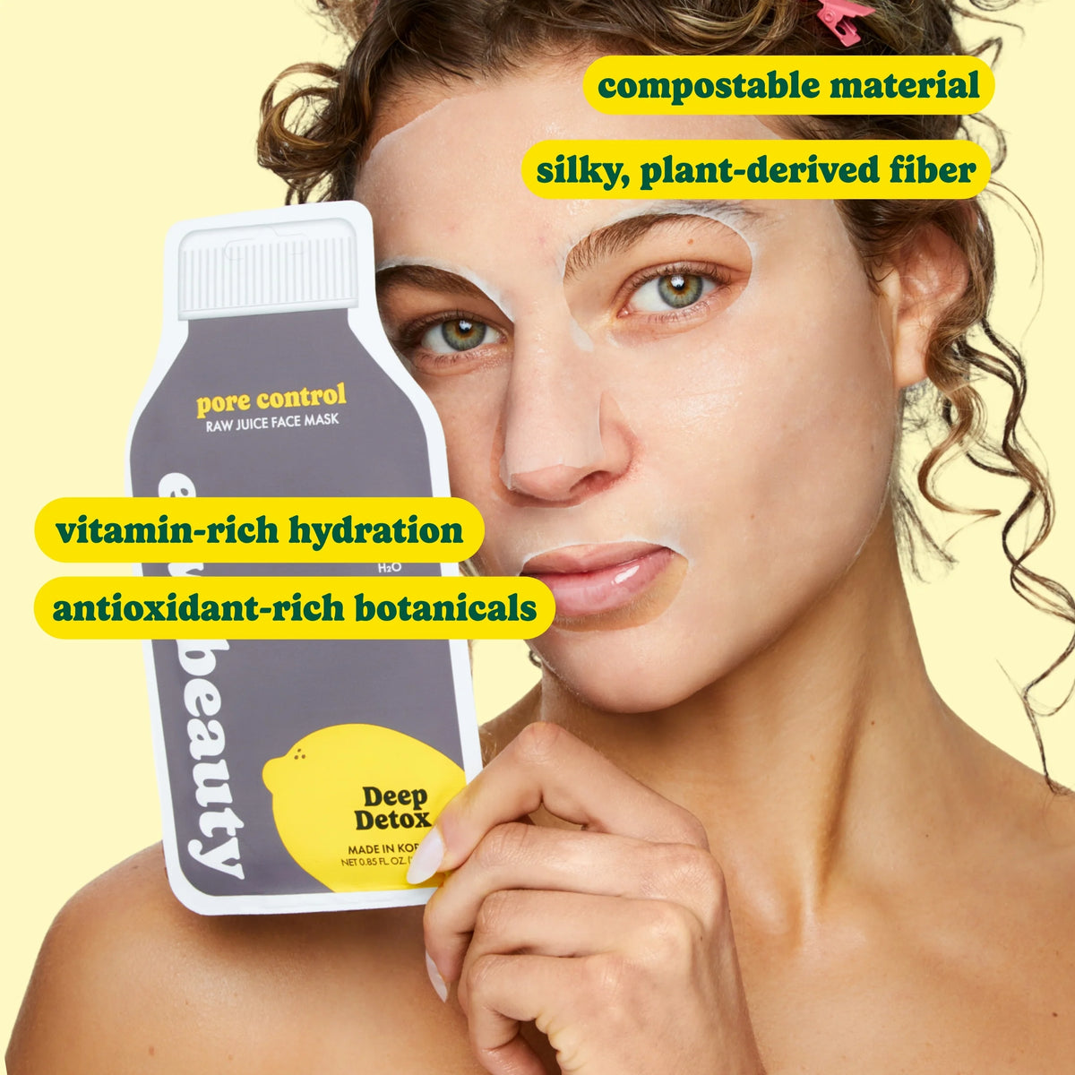 Vitamin C Glow Antioxidant Rich Sheet Mask Set - Awear
